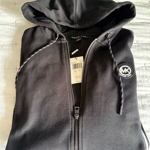Michael Kors NWT Black Zip-Up Jacket